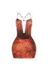 Mesh Sunstone Necklace Dress