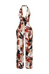 Crimson Leaf Halter Jumpsuit