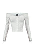 Kennedy Off Shoulder Button Down Top