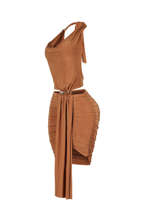 Dark Remedy Plunge Mini Dress