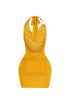 Lenvolee Halter Mini Dress