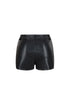 Perth Washed Faux Leather Cargo Shorts