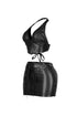 No Mercy Slick PU Skirt SET