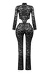 Alyson Lace Side Cut Out Jumpsuit