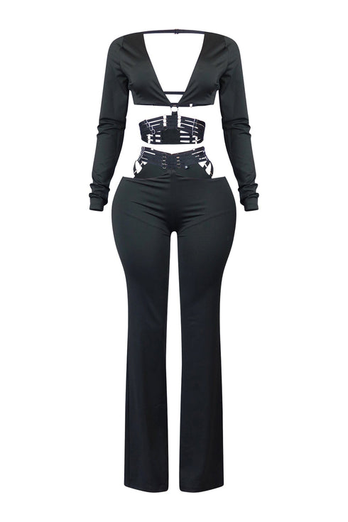 Kassie Cut Out Top & Pants SET
