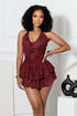 Lisbon Mesh Velvet Mini Dress
