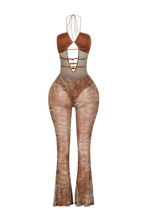Uncover The Sparkle Mesh Jumpsuit