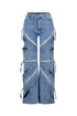 Zipper Discipline Baggy Jeans