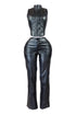 Tinashe PU Top & Pants SET