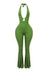 Nala Fuzzy Knit Halter Jumpsuit