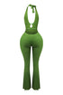 Nala Fuzzy Knit Halter Jumpsuit