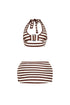 Leilani Striped Halter Top & Skort SET
