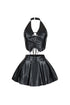 Girly Concept PU Skirt SET