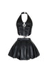 Girly Concept PU Skirt SET