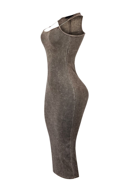 Raymond Mineral Wash Long Dress