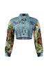 Jesse Tapestry Contrast Denim Jacket
