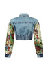Jesse Tapestry Contrast Denim Jacket