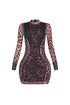 Polished Yet Wild Mesh Dress