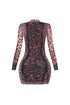 Polished Yet Wild Mesh Dress
