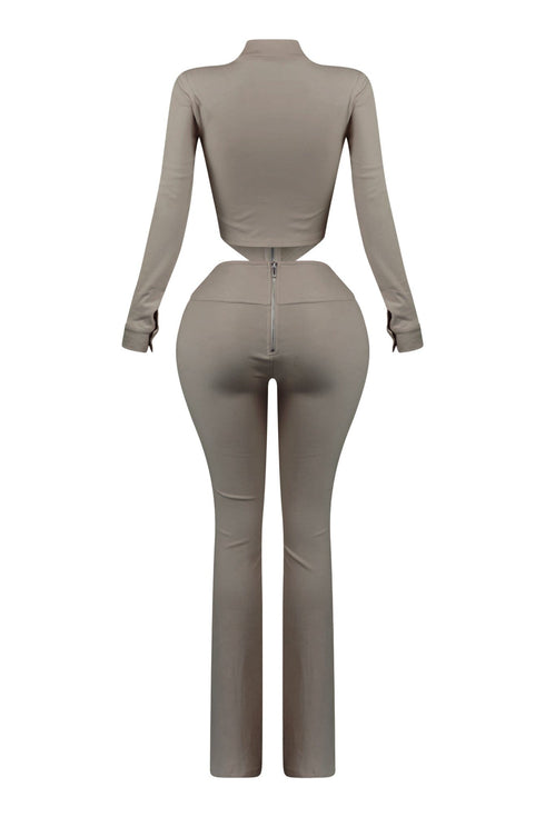 Jacqueline Zip Up Top & Pants SET