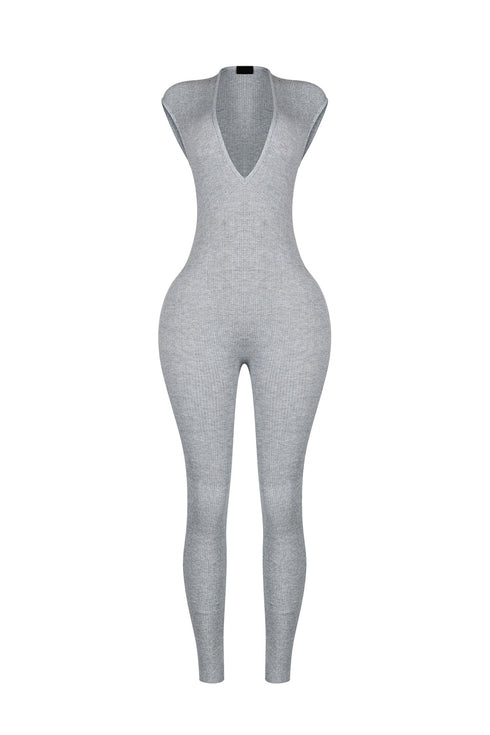 Rowe Ribbed Knit Jumpsuit