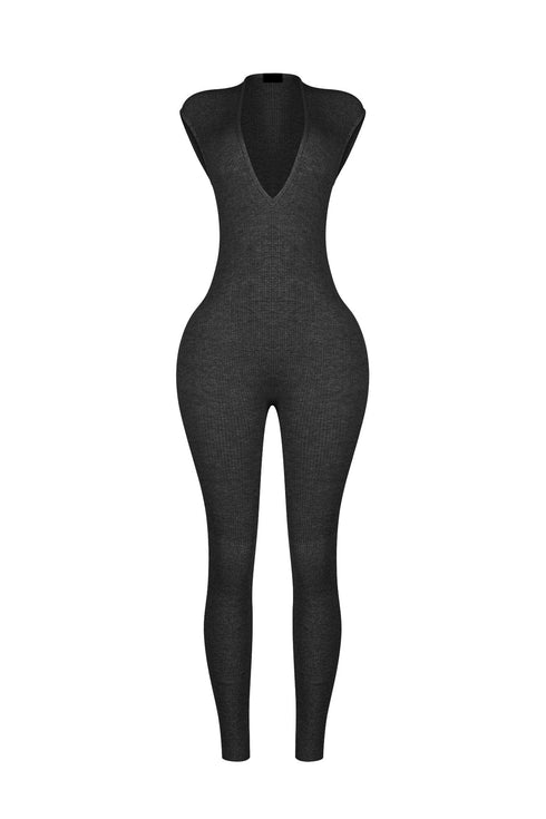 Rowe Ribbed Knit Jumpsuit