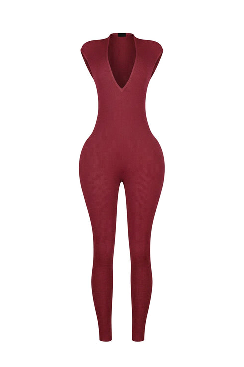 Rowe Ribbed Knit Jumpsuit