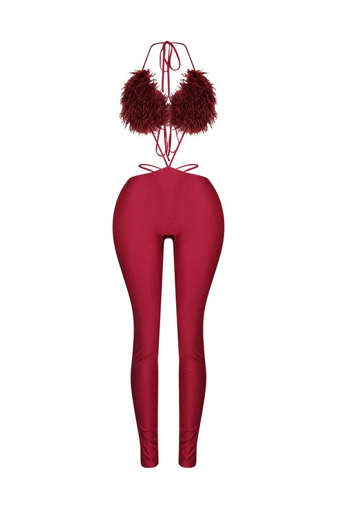 Poodle Chic Skinny Jumpsuit