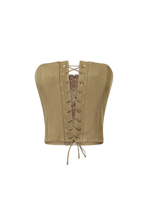Rock With You Corset Tube Top
