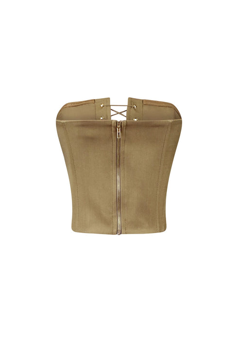 Rock With You Corset Tube Top