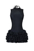 Annie Nylon Ruffle Mini Dress