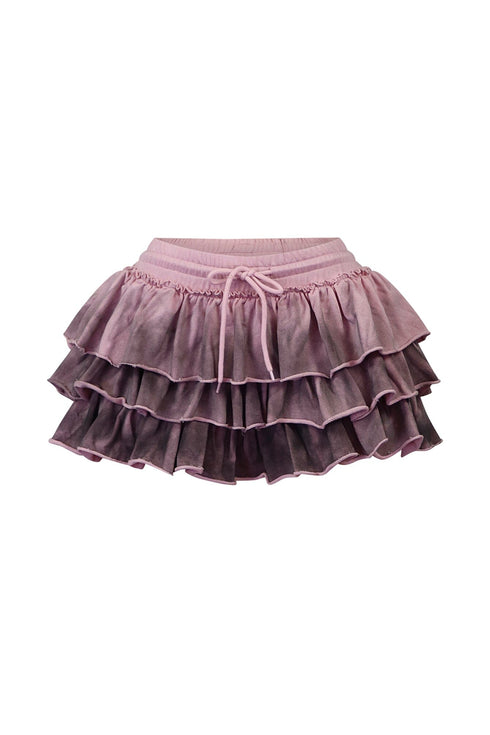 Jessie French Terry Ruffle Mini Skirt