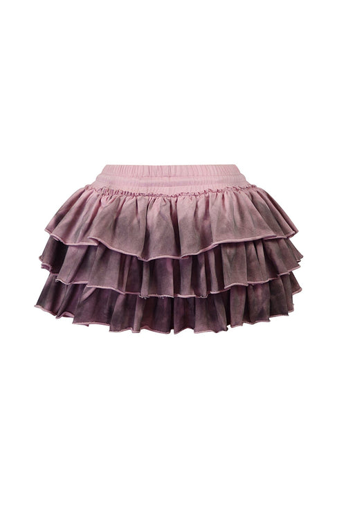 Jessie French Terry Ruffle Mini Skirt