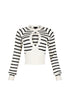 Breezy Touch Striped Knit Sweater