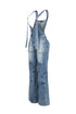 Easygoing Wide Leg Denim Jumpsuit