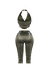 Liquid Glimmer Halter & Capri SET
