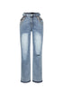 Tuesday Twist Baggy Denim Jeans With Chain