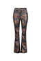 Zahara Animal Print Faux Leather Pants