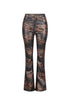Zahara Animal Print Faux Leather Pants