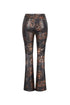 Zahara Animal Print Faux Leather Pants