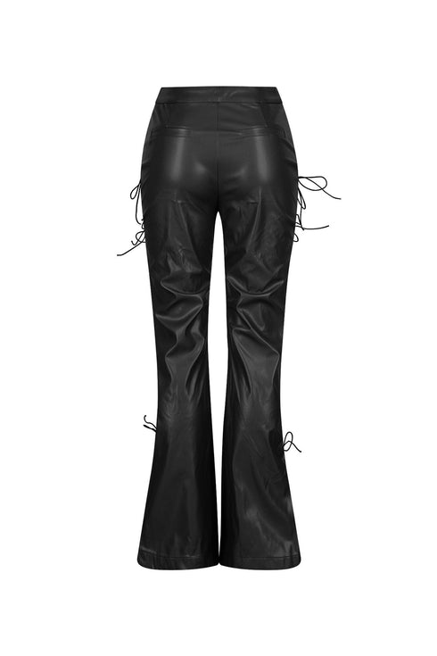 Lublin Heat Lace Up PU Pants