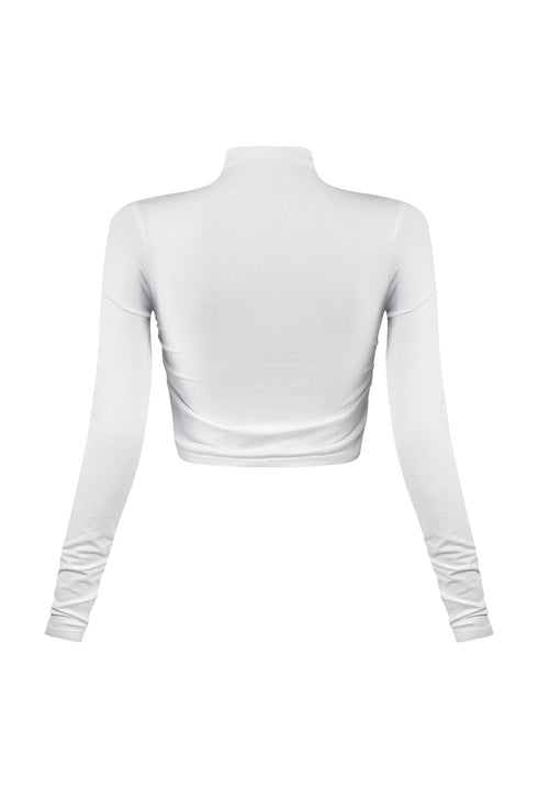 Touching Moment Mock Neck Top