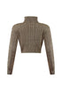 Vittoria Turtle Neck Cable Knit Sweater