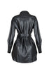 Zephyra PU Shirts Dress