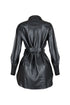 Zephyra PU Shirts Dress