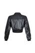 Midnight Rider PU Bomber Jacket