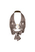 Lustrous Glow Halter Metallic Top