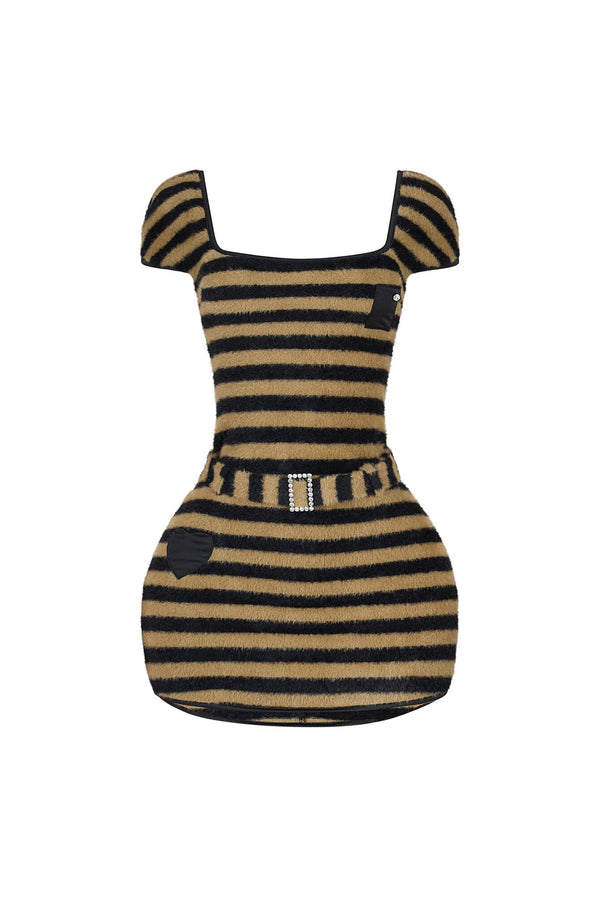 Gigi Stripe Cuddle Mini Dress