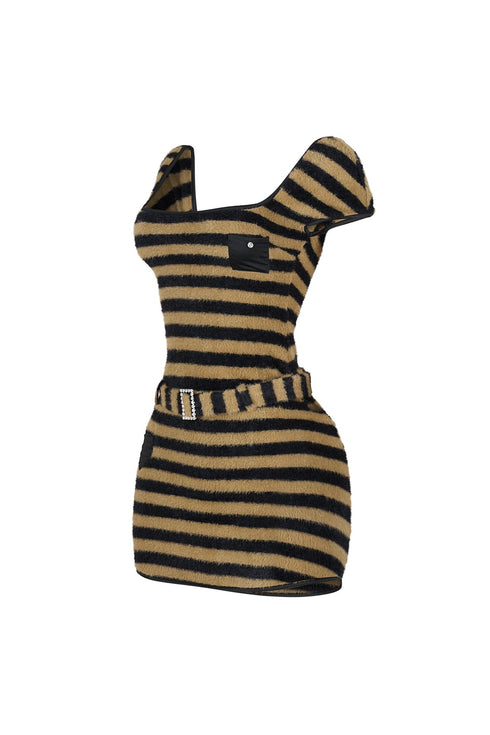 Gigi Stripe Cuddle Mini Dress
