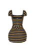 Gigi Stripe Cuddle Mini Dress